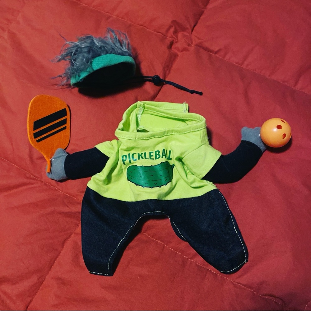 Medium dog pickleball costume